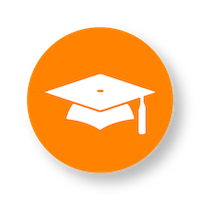 icona che rappresenta le scuole, che possono scegliere di ospitare il progetto Toolbag per aiutare gli studenti a fare una scelta professionale più consapevole
